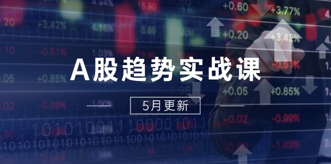 A股趋势实战课：主力动向+政策红利，2025全年策略5月更新-聚业