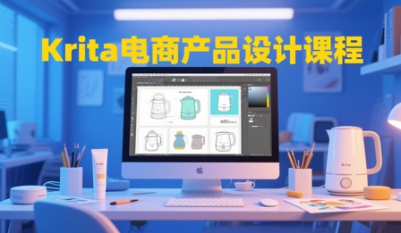 大梦老师·Krita电商产品设计课程-聚业