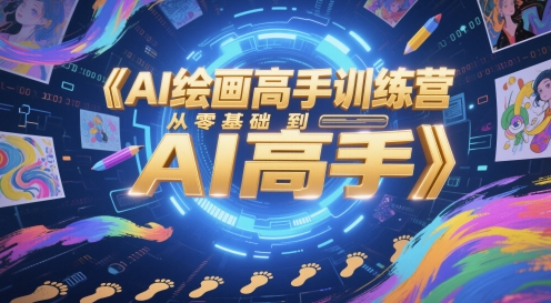 AI绘画高手训练营，从零基础到AI高手-聚业